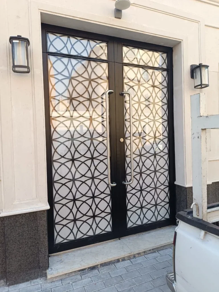 أبواب حديد قص ليزر مزخرفه بالرياض