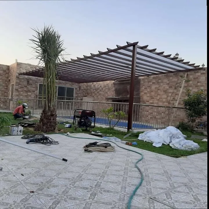 مظلة مسبح منزلية عصرية الرياض