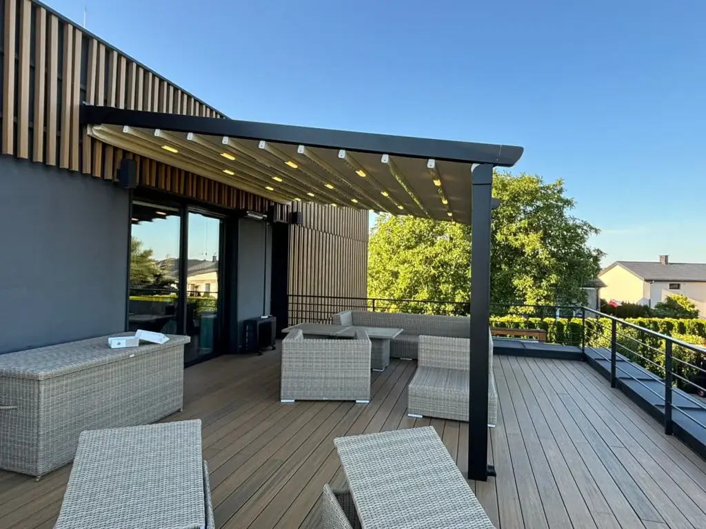 تصميم مظلات حدائق حديد في الرياض