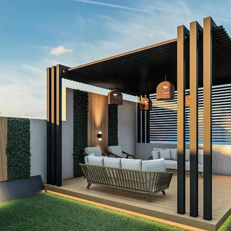 برجولة حديد متينة للمنازل الرياض